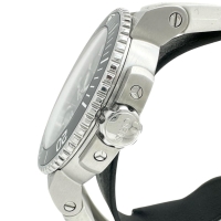 【ORIS/オリス】 アクイス デイト 01 733 7653 箱/保有り 裏スケルトン 腕時計 ステンレススチール/ラバー 自動巻き/オートマ ネイビー文字盤/ホワイトラバー メンズ【中古】【真子質店】【GD】【KKx】