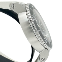 【ORIS/オリス】 アクイス デイト 01 733 7653 箱/保有り 裏スケルトン 腕時計 ステンレススチール/ラバー 自動巻き/オートマ ネイビー文字盤/ホワイトラバー メンズ【中古】【真子質店】【GD】【KKx】