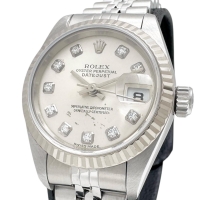 【ROLEX/ロレックス】 デイトジャスト 79174G 腕時計 ステンレススチール/WG 自動巻き/オートマ Y番（2002年） シルバー文字盤/シルバーベルト レディース【中古】【真子質店】【BL】【TMoxx】【ex】