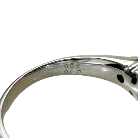 9号 アクアマリン 0.58ct ダイヤモンド 0.40ct リング・指輪 K18WGホワイトゴールド 18金 5.5g レディース【中古】【真子質店】【NN】【SMaMo】