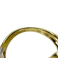 10.5号 ルビー 0.50ct ダイヤモンド 0.59ct リング・指輪 K18ゴールド 18金/Pt900プラチナ 6.2g レディース【中古】【真子質店】【NN】【MiMaY】