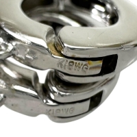 ピアリング ダイヤモンド 0.22×2 ct ピアス K18WGホワイトゴールド 18金 3.5g レディース【中古】【真子質店】【NN】【MoKT】