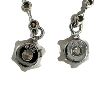 ピアリング ダイヤモンド 0.22×2 ct ピアス K18WGホワイトゴールド 18金 3.5g レディース【中古】【真子質店】【NN】【MoKT】