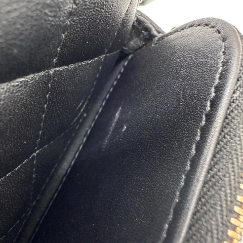 【CHANEL/シャネル】 マトラッセ フォンポーチ AP3739 ショルダーバッグ ラムスキン/レザー ブラック レディース【中古】【真子質店】【BL】【TMoMox】