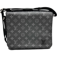 【LOUIS VUITTON/ルイ・ヴィトン】 ディストリクトPM NV2 モノグラムエクリプス M45272 ショルダーバッグ PVC ブラック メンズ【中古】【真子質店】【BL】【ITMix】