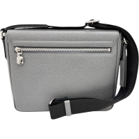 【LOUIS VUITTON/ルイ・ヴィトン】 ディストリクトPM NV3 タイガ M30851 ショルダーバッグ レザー グラシエ(グレー) メンズ【中古】【真子質店】【BL】【IMaMoMa】