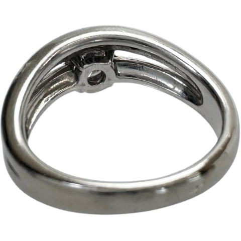 10号 ダイヤモンド(G-SI2) 0.521ct ダイヤモンド 計0.07ct リング・指輪 Pt900プラチナ 7.5g レディース【中古】【真子質店】【NN】【YKx】