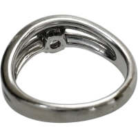 10号 ダイヤモンド(G-SI2) 0.521ct ダイヤモンド 計0.07ct リング・指輪 Pt900プラチナ 7.5g レディース【中古】【真子質店】【NN】【YKx】