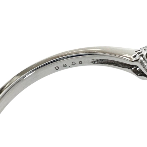 17.5号 ラフダイヤモンド 計0.40ct リング・指輪 K18WGホワイトゴールド 18金 3.8g レディース【中古】【真子質店】【NN】【MoMox】