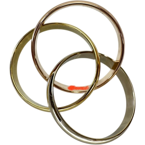 13号【CARTIER/カルティエ】 リング・指輪 トリニティ K18ゴールド 18金/YG/WG/PG 8.2g 53 レディース【中古】【真子質店】【GD】【IDMoK】