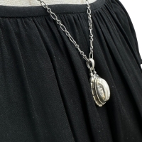 【Georg Jensen/ジョージジェンセン】 ネックレス 2001年ヘリテージ シルバー925 11.2g 45cm ユニセックス【中古】【真子質店】【GD】【MiMi】