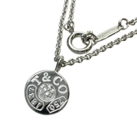 【TIFFANY&Co./ティファニー】 1837サークル 1Pダイヤモンド(推定0.1ct) ネックレス K18WGホワイトゴールド 18金 4.1g 41cm レディース【中古】【真子質店】【GD】【KIMo】