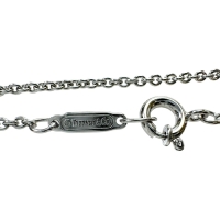 【TIFFANY&Co./ティファニー】 1837サークル 1Pダイヤモンド(推定0.1ct) ネックレス K18WGホワイトゴールド 18金 4.1g 41cm レディース【中古】【真子質店】【GD】【KIMo】