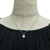 【TIFFANY&Co./ティファニー】 1837サークル 1Pダイヤモンド(推定0.1ct) ネックレス K18WGホワイトゴールド 18金 4.1g 41cm レディース【中古】【真子質店】【GD】【KIMo】