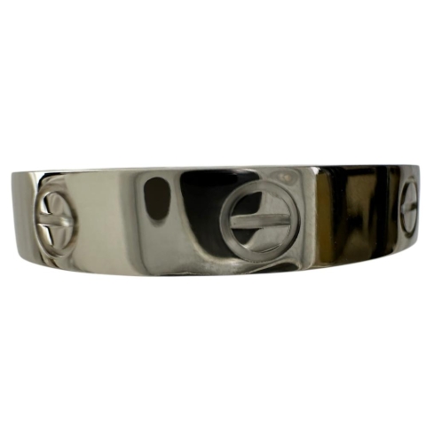 21号【CARTIER/カルティエ】 リング・指輪 ミニラブリング K18WGホワイトゴールド 18金 5.4g 61 レディース【中古】【真子質店】【GD】【SIMa】