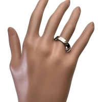 21号【CARTIER/カルティエ】 リング・指輪 ミニラブリング K18WGホワイトゴールド 18金 5.4g 61 レディース【中古】【真子質店】【GD】【SIMa】