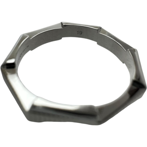 19号【GUCCI/グッチ】 リング・指輪 リンクトゥラブ K18WGホワイトゴールド 18金 5.6g 19 レディース【中古】【真子質店】【GD】【SMoK】