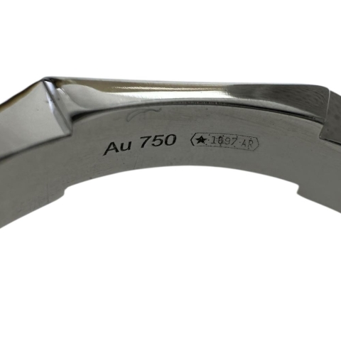 19号【GUCCI/グッチ】 リング・指輪 リンクトゥラブ K18WGホワイトゴールド 18金 5.6g 19 レディース【中古】【真子質店】【GD】【SMoK】