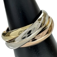 14号【CARTIER/カルティエ】 リング・指輪 トリニティ K18ゴールド 18金/YG/WG/PG 8.6g 54 シリアルなし レディース【中古】【真子質店】【GD】【IMaMiY】