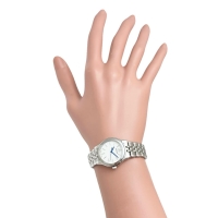 【SEIKO/セイコー】 クレドール シグノ GSBA055(4J85-0A20) 腕時計 ステンレススチール クオーツ ホワイト文字盤/シルバーベルト レディース【中古】【真子質店】【GD】【Moxx】