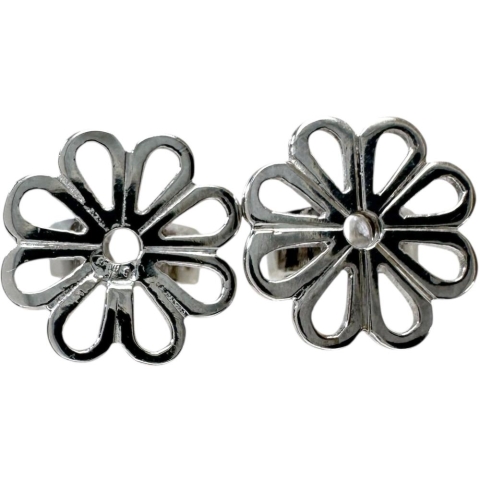 サークル ダイヤモンド ピアス K18WGホワイトゴールド 18金 3.5g レディース【中古】【真子質店】【NN】【YIY】