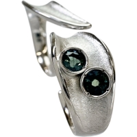 8号 ダブルリング アレキサンドライト 計0.34ct リング・指輪 K18WGホワイトゴールド 18金 8.1g レディース【中古】【真子質店】【NN】【IMoDx】