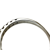 12号 ハーフサークル ダイヤモンド(ハート&キューピット) 0.50ct リング・指輪 Pt950プラチナ 2.5g レディース【中古】【真子質店】【NN】【DSMo】