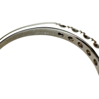 12号 ハーフサークル ダイヤモンド(ハート&キューピット) 0.50ct リング・指輪 Pt950プラチナ 2.5g レディース【中古】【真子質店】【NN】【DSMo】