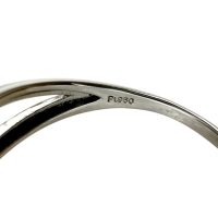 12号 ダイヤモンド(ハート&キューピット) 0.20ct リング・指輪 Pt950プラチナ 2.1g レディース【中古】【真子質店】【NN】【TMiY】