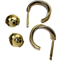 【CARTIER/カルティエ】 ピアス トリニティ K18ゴールド 18金/YG/WG/PG 4.3g レディース【中古】【真子質店】【BL】【TxYMi】