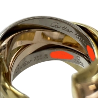 【CARTIER/カルティエ】 ピアス トリニティ K18ゴールド 18金/YG/WG/PG 4.3g レディース【中古】【真子質店】【BL】【TxYMi】