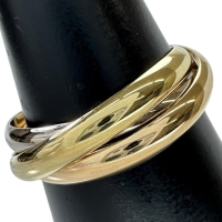 17号【CARTIER/カルティエ】 リング・指輪 トリニティ スモール K18ゴールド 18金/YG/WG/PG 6.3g 57 レディース【中古】【真子質店】【BL】【IKxMo】