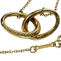 【TIFFANY&Co./ティファニー】 ネックレス ダブルループ ペレッティ K18ゴールド 18金 4.0g 40cm レディース【中古】【真子質店】【GD】【YSMa】
