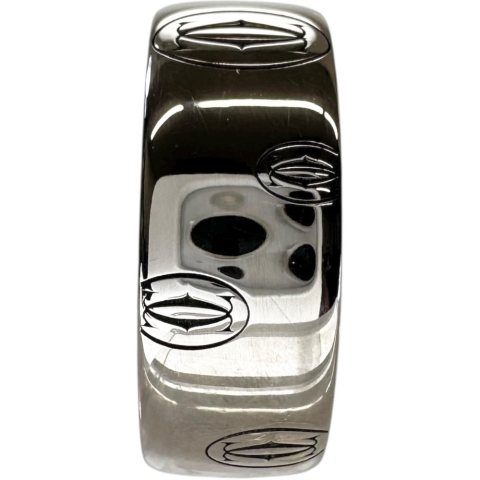 17号【CARTIER/カルティエ】 ハッピーバースデー LM リング・指輪 K18WGホワイトゴールド 18金 10.3g #57 レディース【中古】【真子質店】【GD】【IKTK】