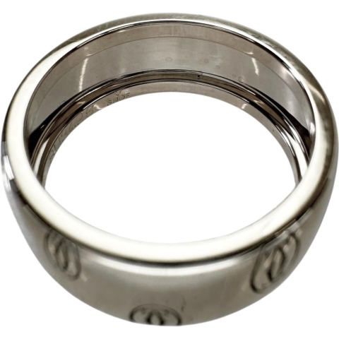 17号【CARTIER/カルティエ】 ハッピーバースデー LM リング・指輪 K18WGホワイトゴールド 18金 10.3g #57 レディース【中古】【真子質店】【GD】【IKTK】