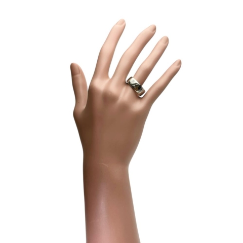 17号【CARTIER/カルティエ】 ハッピーバースデー LM リング・指輪 K18WGホワイトゴールド 18金 10.3g #57 レディース【中古】【真子質店】【GD】【IKTK】