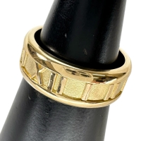 13号【TIFFANY&Co./ティファニー】 アトラス リング・指輪 K18YGイエローゴールド 18金 8.8g 1995 レディース【中古】【真子質店】【GD】【IDMiMo】