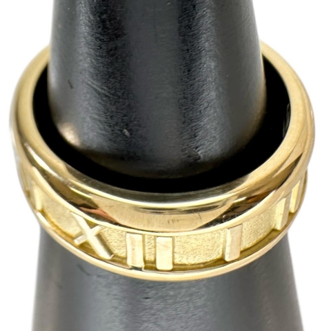 13号【TIFFANY&Co./ティファニー】 アトラス リング・指輪 K18YGイエローゴールド 18金 8.8g 1995 レディース【中古】【真子質店】【GD】【IDMiMo】