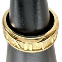 13号【TIFFANY&Co./ティファニー】 アトラス リング・指輪 K18YGイエローゴールド 18金 8.8g 1995 レディース【中古】【真子質店】【GD】【IDMiMo】