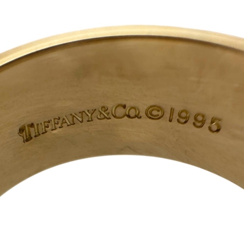 13号【TIFFANY&Co./ティファニー】 アトラス リング・指輪 K18YGイエローゴールド 18金 8.8g 1995 レディース【中古】【真子質店】【GD】【IDMiMo】