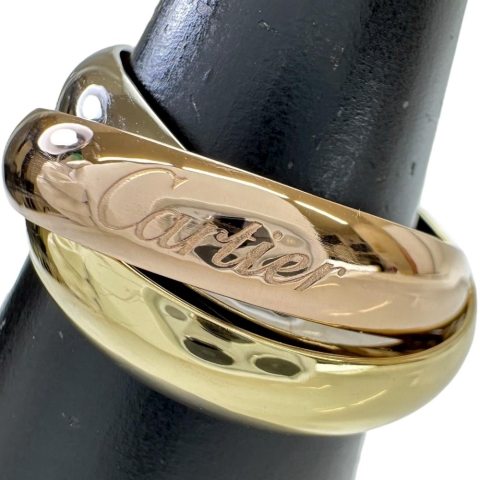 28号【CARTIER/カルティエ】 リング・指輪 トリニティ 特大 K18ゴールド 18金/YG/WG/PG 18.7g 68 レディース【中古】【真子質店】【GD】【MaISx】