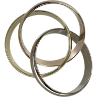 28号【CARTIER/カルティエ】 リング・指輪 トリニティ 特大 K18ゴールド 18金/YG/WG/PG 18.7g 68 レディース【中古】【真子質店】【GD】【MaISx】