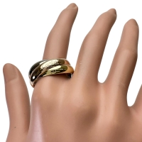 28号【CARTIER/カルティエ】 リング・指輪 トリニティ 特大 K18ゴールド 18金/YG/WG/PG 18.7g 68 レディース【中古】【真子質店】【GD】【MaISx】