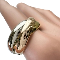 28号【CARTIER/カルティエ】 リング・指輪 トリニティ 特大 K18ゴールド 18金/YG/WG/PG 18.7g 68 レディース【中古】【真子質店】【GD】【MaISx】