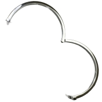 【TIFFANY&Co./ティファニー】 ブレスレット T ワン ナロー ヒンジ バングル(ラージ) K18WGホワイトゴールド 18金 24.7g 17cm レディース【中古】【真子質店】【GD】【DMoIx】