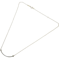【TIFFANY&Co./ティファニー】 Tスマイル スモール ネックレス K18ゴールド 18金 2.9g 40.5/45.5cm レディース【中古】【真子質店】【GD】【SxT】