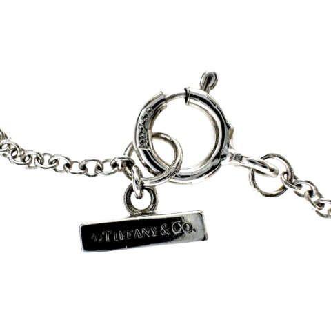 【TIFFANY&Co./ティファニー】 Tトゥ サークル ターコイズ ネックレス K18WGホワイトゴールド 18金 3.5g 40/45cmcm レディース【中古】【真子質店】【GD】【IDMax】