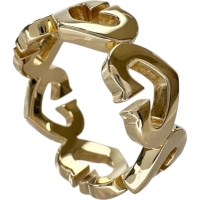 12号【CARTIER/カルティエ】 リング・指輪 Cハート K18ゴールド 18金 6.9g 52 レディース【中古】【真子質店】【GD】【IIKK】