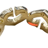 12号【CARTIER/カルティエ】 リング・指輪 Cハート K18ゴールド 18金 6.9g 52 レディース【中古】【真子質店】【GD】【IIKK】