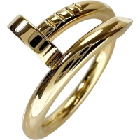 11号【CARTIER/カルティエ】 ジュストアンクル クラシック リング・指輪 K18YGイエローゴールド 18金 7.4g #51 レディース【中古】【真子質店】【GD】【TMaKY】